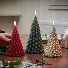 Flickering Christmas Candles