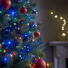 Multi Coloured Christmas tree Lights