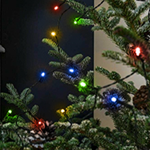 Multi Coloured Christmas fairy lights