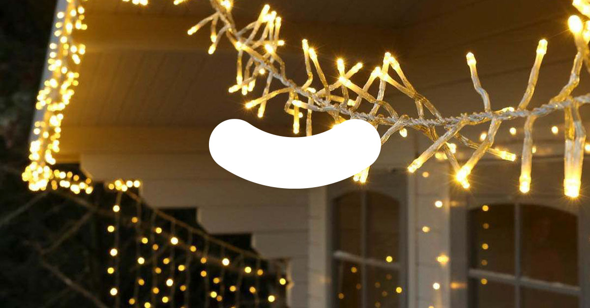 Cluster Fairy Lights 384 LED Warm White Christmas Lights Indoor Outdoor 