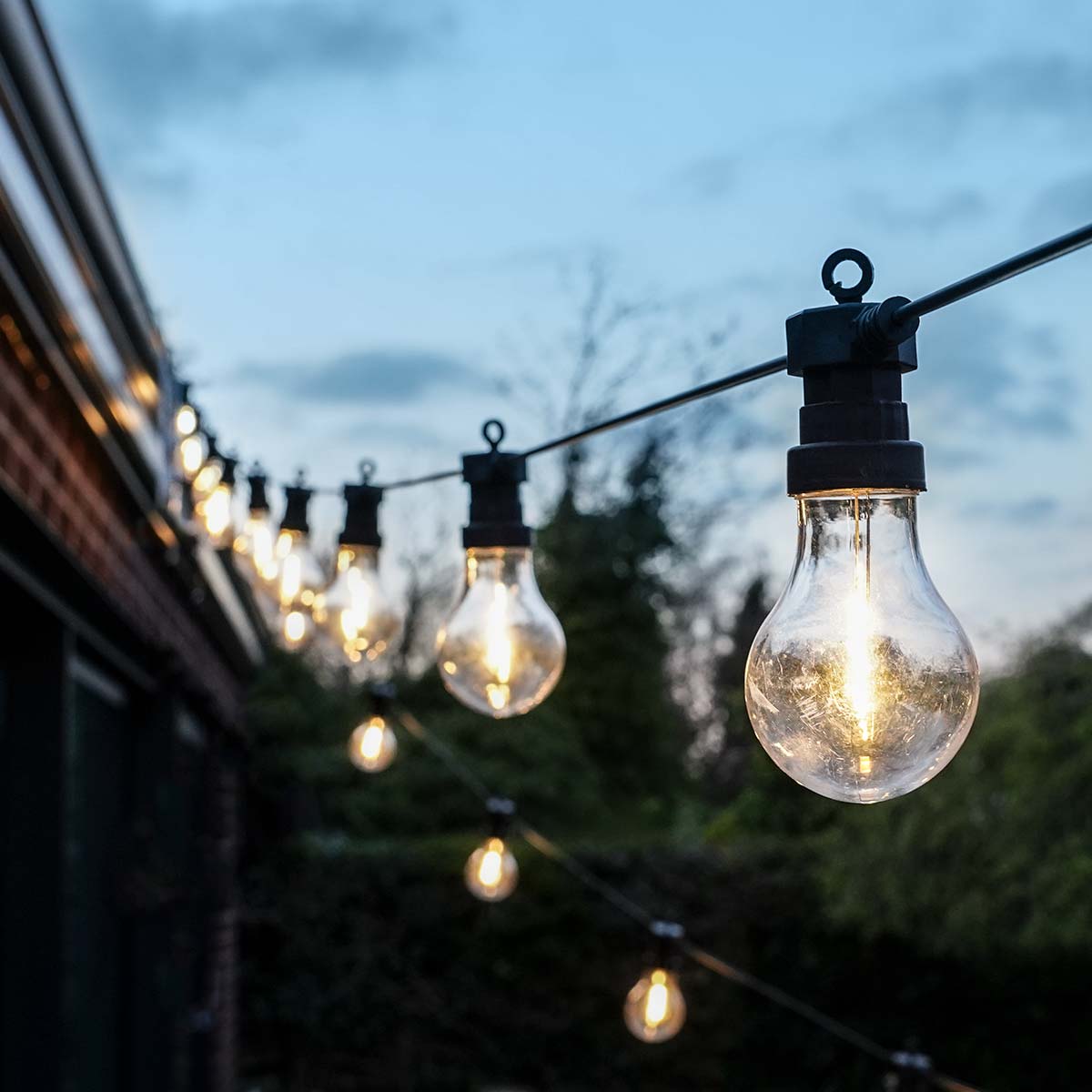 8-120m Outdoor Garden LED Festoon String LightsParty Globe Bulb Home 