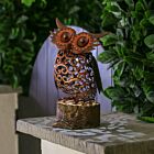 Solar Novelty Owl Light