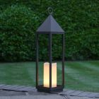 74cm Outdoor Battery Oslo Candle Lantern