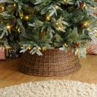 50cm x 70cm Brown Natural Willow Christmas Tree Skirt