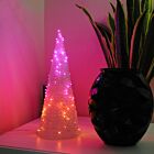 Smart App Controlled Twinkly LED Table Top Christmas Cone