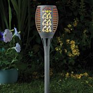 Solar Flaming Torch Stake Lights, 4 Pack