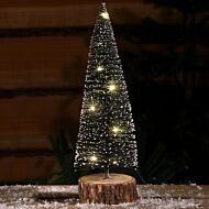 Battery Glitter Christmas Table Top Tree