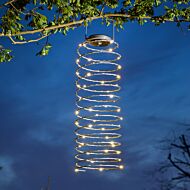 62cm Solar Hanging Spiralites Lantern Light