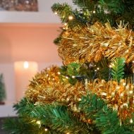2m Gold Giant Bubble Tinsel Christmas Tree Decoration