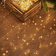 Indoor & Outdoor Firefly Decor Tree Lights on Copper Wire, Warm White LEDs