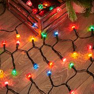 2.4m Outdoor Battery Canterbury Belles Christmas Fairy Lights, 20 LEDs