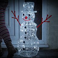 90cm Outdoor Acrylic Snowman Figure