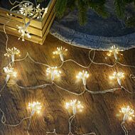 9.5m Outdoor Christmas Firework Fairy Lights, 400 Warm White LEDs