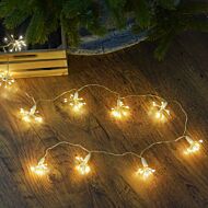 1.8m Outdoor Christmas Firework Fairy Lights, 200 Warm White LEDs