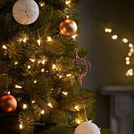 11.9m Indoor Classic Mini Christmas Tree Fairy Lights, 80 Warm White Bulbs