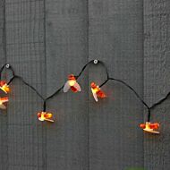 5m Indoor & Outdoor Battery Bee Fairy Lights, Warm White LEDs, Green Cable
