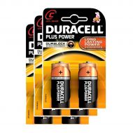 Duracell Alkaline Batteries - C (Type) Pack of 6