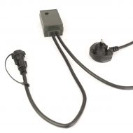 2m Black Starter Cable with LED Dimmer Controller 