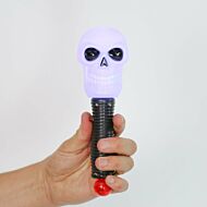 Halloween Battery Skull Torch with Light and Sound