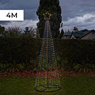 4m Outdoor Firefly Wire Christmas Tree, 1,354 LEDs