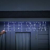 90cm  LET IT SNOW Silhouette, 86 Flashing LEDs