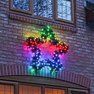 1.2m Outdoor Commercial Smart App Controlled Twinkly Christmas Star Wreath, Special Edition - Gen II