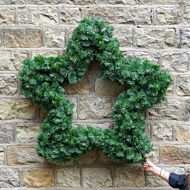 1.2m Outdoor Green Star Commercial Christmas Garland