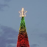 ConnectPro® Outdoor LED Christmas Tree Star Topper, Connectable