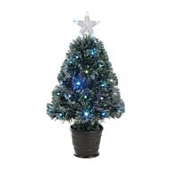 2ft Fibre Optic Christmas Tree, 68 Multi Colour LEDs