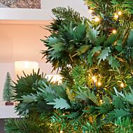 10m Green Large Fern Leaf Tinsel Christmas Tree Decoration