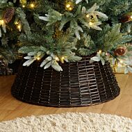 50cm x 70cm Brown and Copper Willow Christmas Tree Skirt