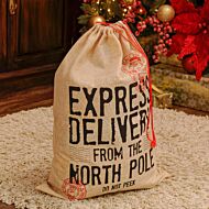 70cm Express Delivery Christmas Hessian Sack