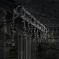 5.8m Christmas Snowing Effect Icicle Lights, 240 White LEDs