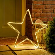 58cm Dewdrop Christmas Star Window Decoration