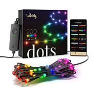 10m Smart App Controlled Twinkly Dot Lights, Black cable - Gen II