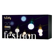 10m Smart App Controlled Twinkly Festoon Lights, Gold Edition - Gen II