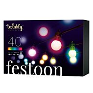 20m Smart App Controlled Twinkly Festoon Lights - Gen II