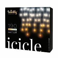 5m Smart App Controlled Twinkly Christmas Icicle Lights, Gold Edition - Gen II