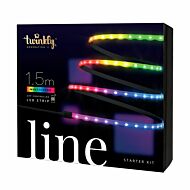 1.5m Smart App Controlled Twinkly Indoor Line Strip Light, Black Cable- Gen II