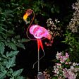 Solar Flamingo Stake Light