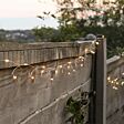 20m Outdoor Battery Silver Firefly Wire Lights