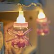Battery Baby Bottle Pink Bedroom Fairy Lights