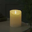 Ivory Battery Real Wax Authentic Flame LED Candle, 10cm