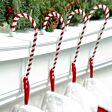 Candy Cane Christmas Stocking Holder, 2 Pack