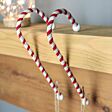 Candy Cane Christmas Stocking Holder, 2 Pack