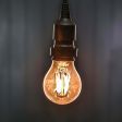 4W E27 Fully Dimmable Vintage Tinted Filament Style, Warm White LED Light Bulb