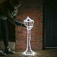 83cm Outdoor Lamp Post Rope Light Christmas Silhouette, 144 White LEDs