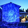 Outdoor Snowflake Projector, White LEDs