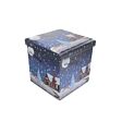 38cm x 38cm Foldable Santa and Sleigh Christmas Storage Box