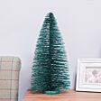 48cm Turquoise Frosted Spruce Bristle Christmas Tree